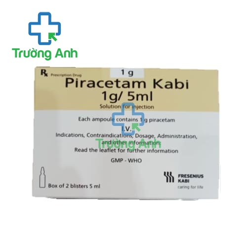 Piracetam Kabi 1g/5ml - Thuốc ngăn ngừa đột quỵ của Fresenius Kabi Việt Nam